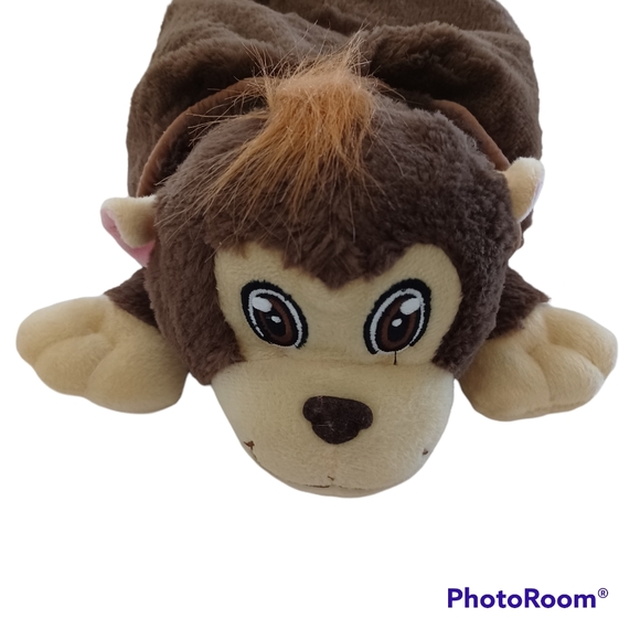 LapGear  Book / Tablet Device Pillow Rest Monkey Plush Soft Toy Stuffed Animal - Picture 7 of 7